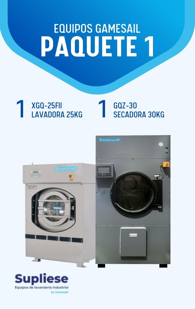 venta de equipos de lavandería industrial